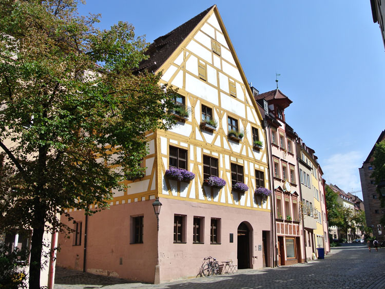 Fassade Weißgerbergasse 10, Nürnberg